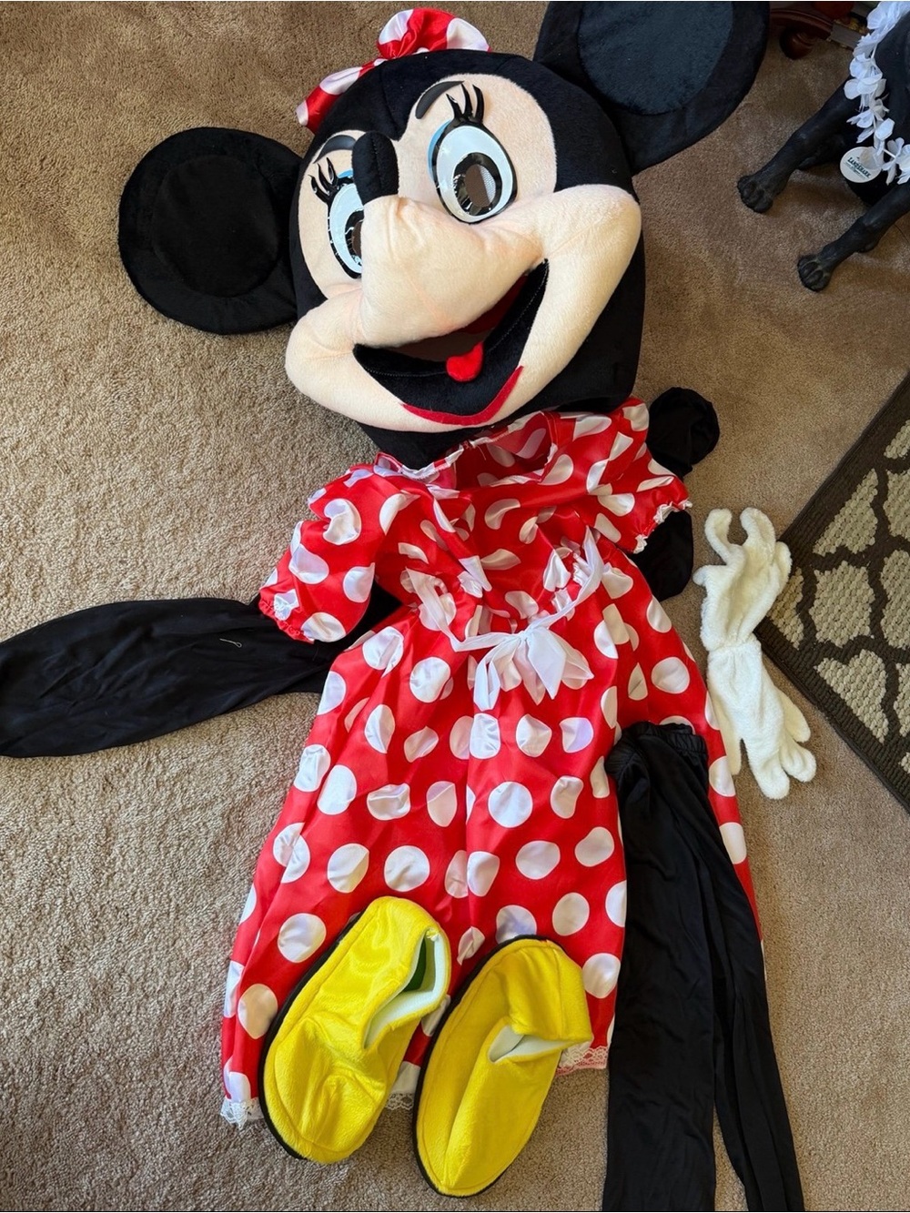 Minnie Mouse Costume with Head & Headband